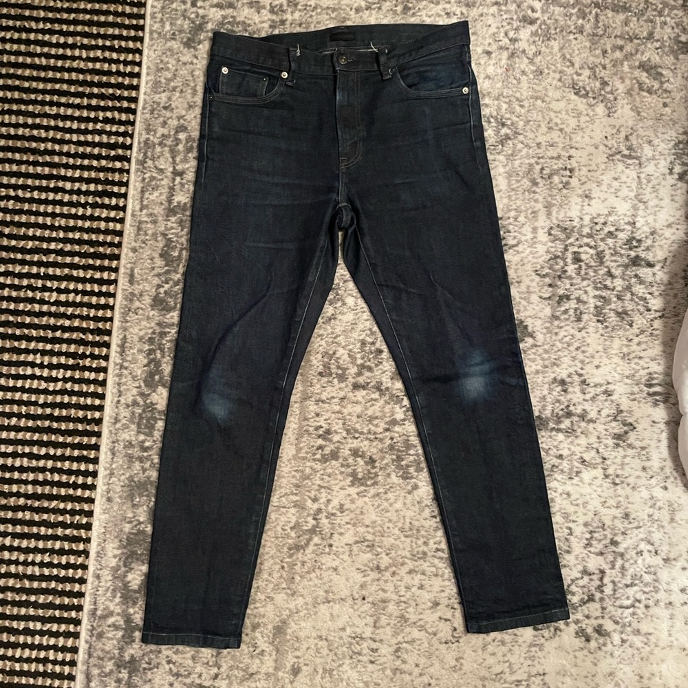 Mid-rise Uniqlo Kaihara selvedge